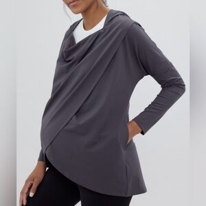 Ingrid & Isabel Maternity Active Wrap Hooded Sweatshirt